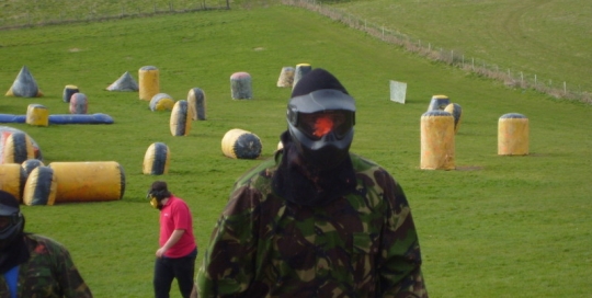 Paintball Mask Close Up