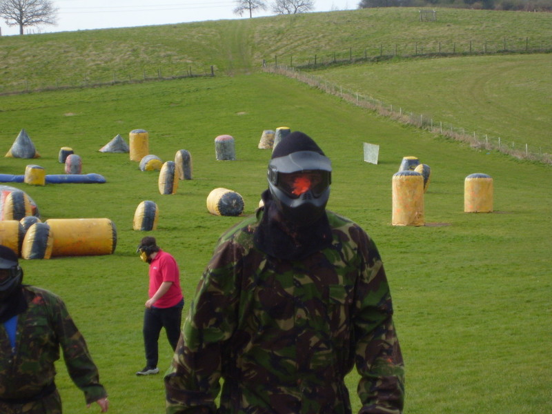 Paintball Mask Close Up