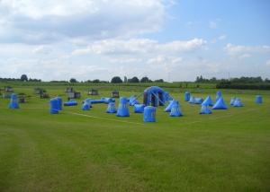 Paintball inflatable Course