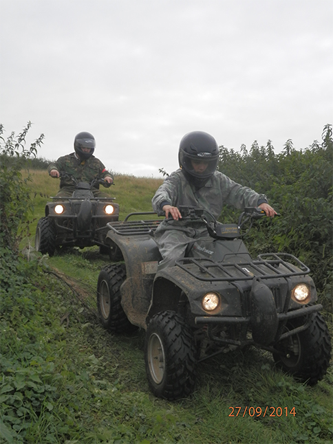 Quad Biking in Kent at Outdoor Pursuits UK